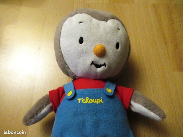 Adorable petite peluche T’CHOUPI qui chante Jemini TBE (image 2)