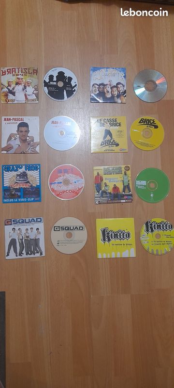 Lot de 8 cd deux titres (image 1)