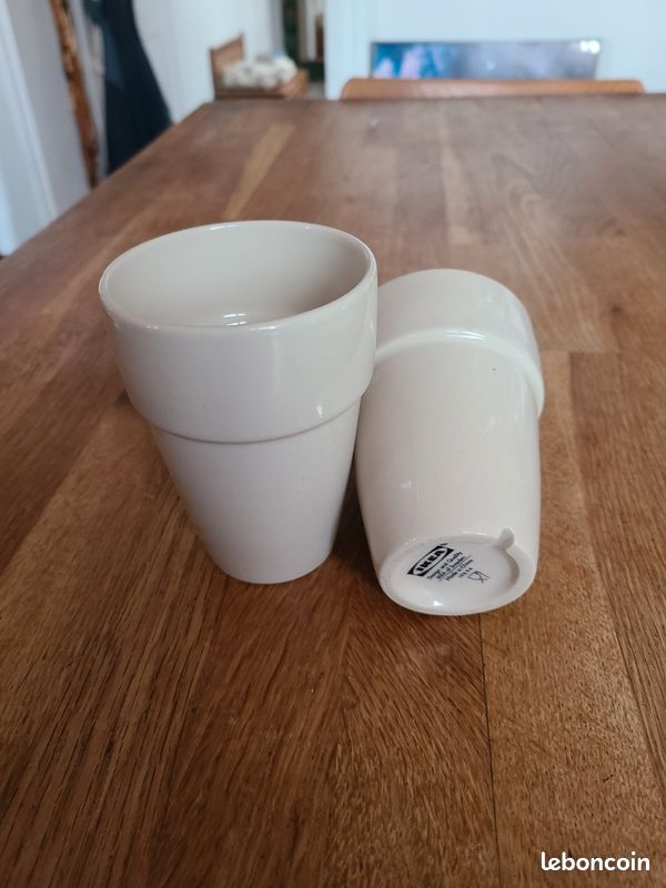 Lot de 2 mugs ikea (image 2)