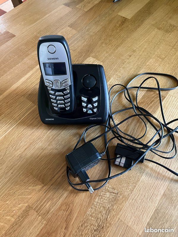 Téléphone fixe sans fil avec répondeur (image 1)