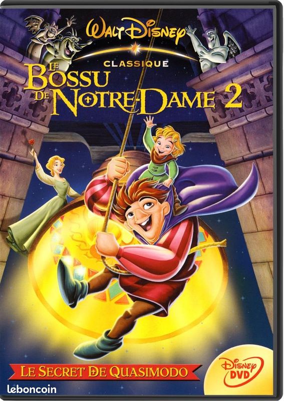 DVD - Le bossu de Notre Dame 2 - Le secret de Quasimodo - Walt Disney (image 1)