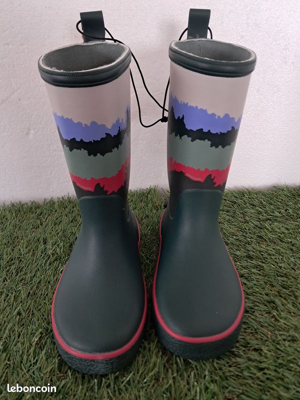 Superbes Bottes Vertes - Horizon Kids - Rouchette - pointure 27 (image 5)