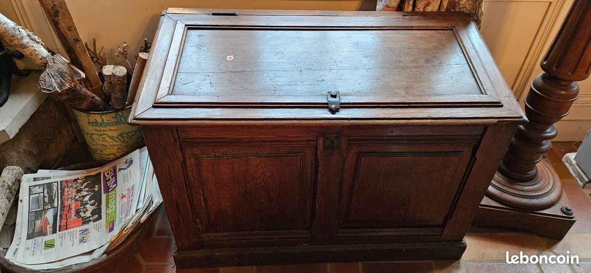 Coffre en bois 19ième (image 2)