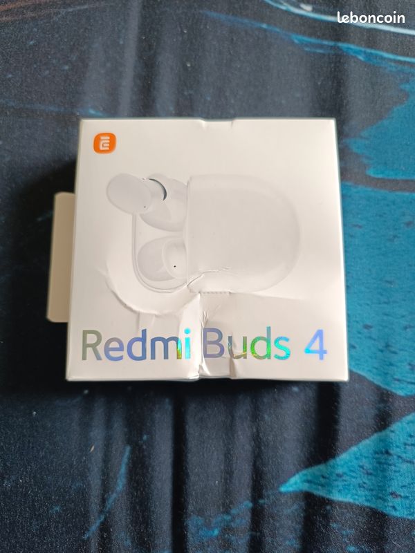 écouteurs Redmi buds 4 blanc neuf (image 1)