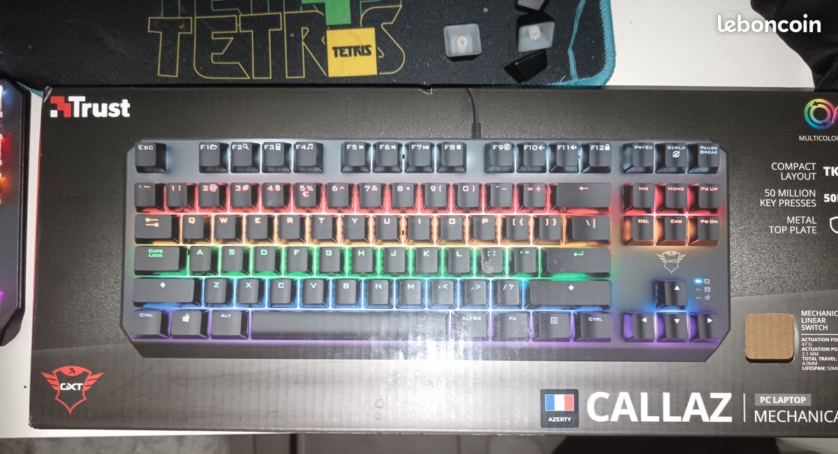 Clavier gaming mechanique switch rouge (image 2)