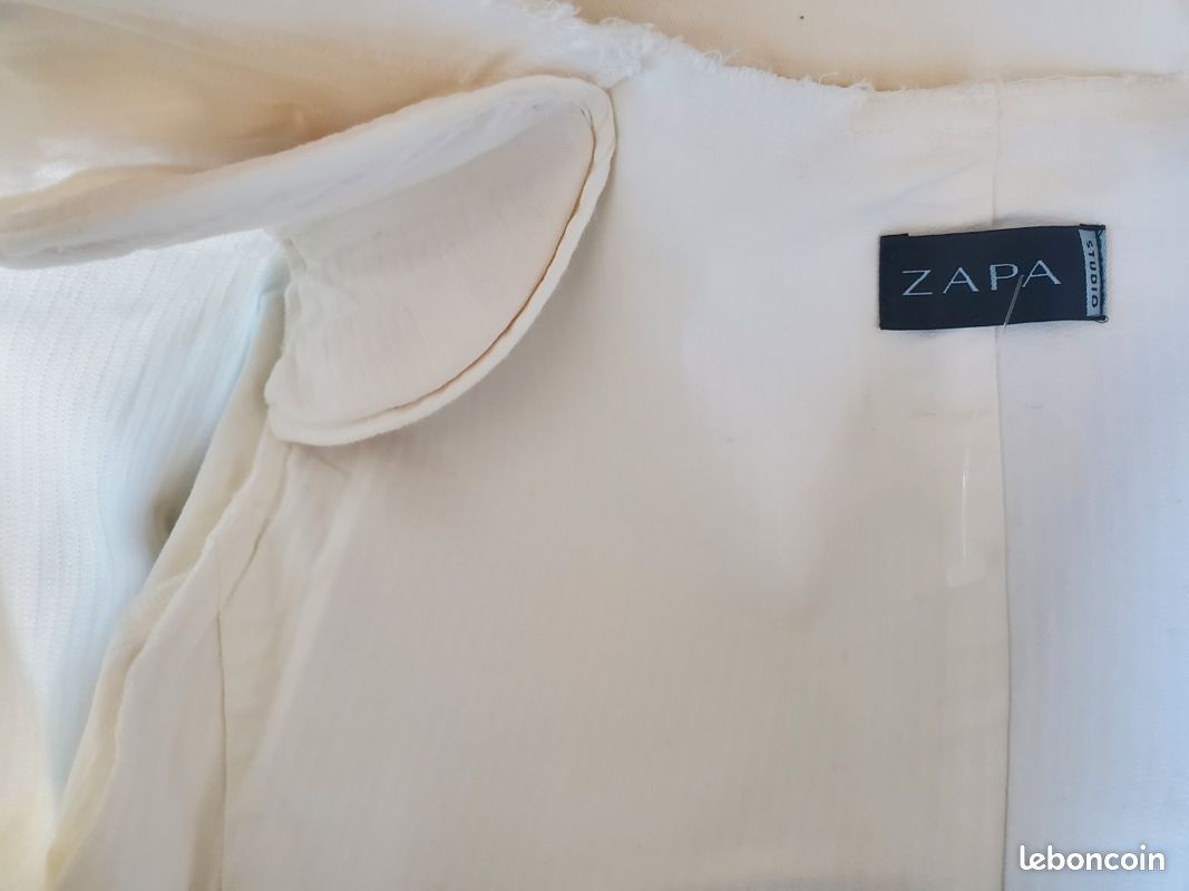 Veste blanche Zapa neuve - 36 (image 14)