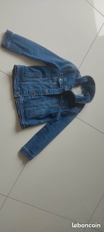 Veste en jean fille 7 ans (image 1)