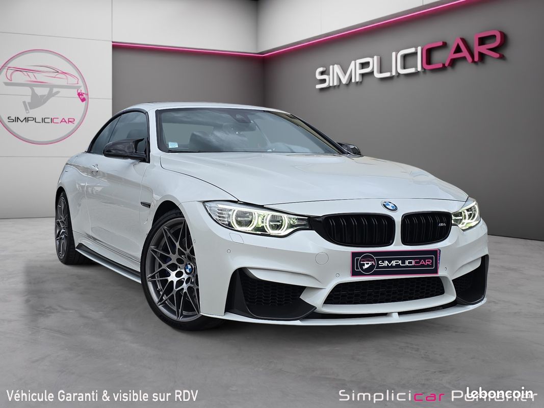 BMW SERIE 4 F83 M4 PACK COMPETITION DKG7 Cabriolet - 3.0i 450Ch - Garantie 12 mois (image 1)