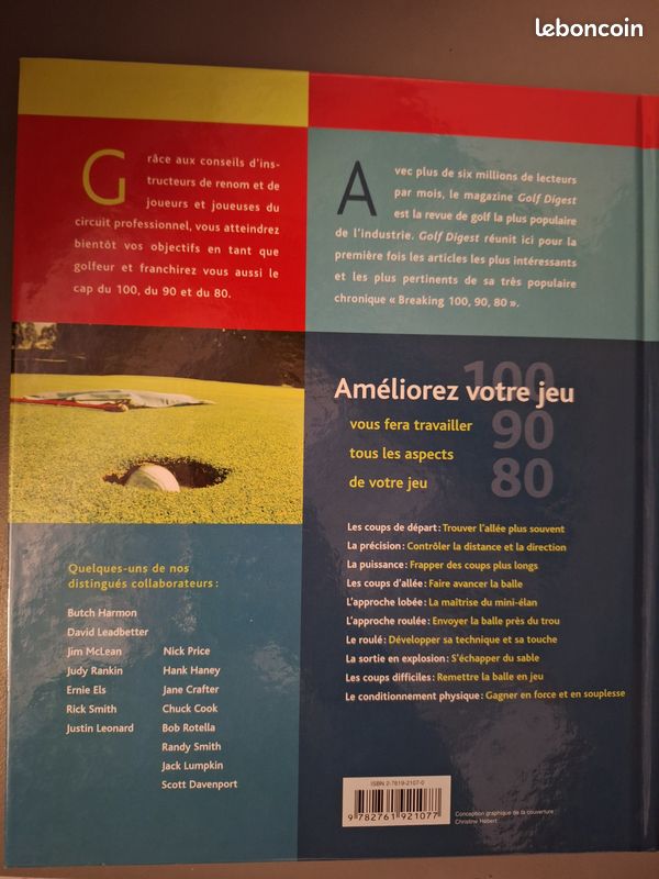 Livre Golf Digest - Améliorez votre jeu (image 2)