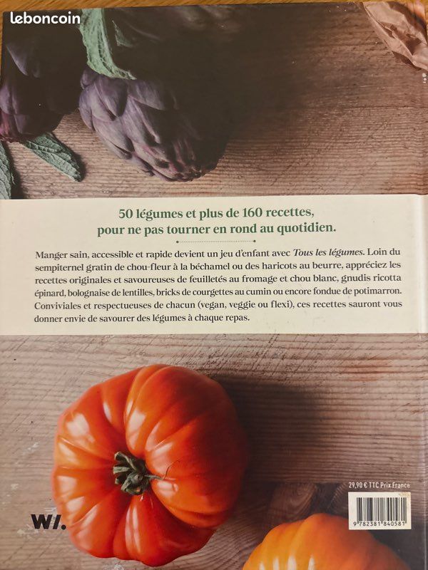Livre recette Tous les légumes (image 2)