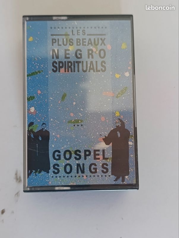 Coffret Double Cassette K7 - Les Plus Beaux Negro Spirituals & Gospel Songs (Auvidis) (image 2)