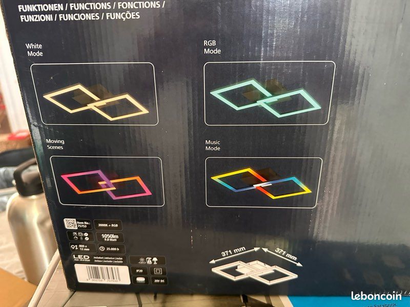 Lampe LED plafond (image 5)