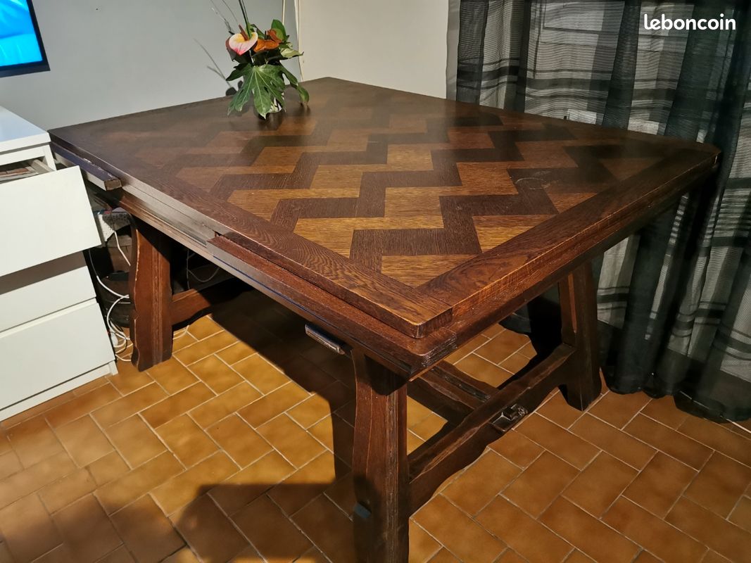 Vend ensemble meuble bois avec bahut chaise et table de la même collection (image 5)