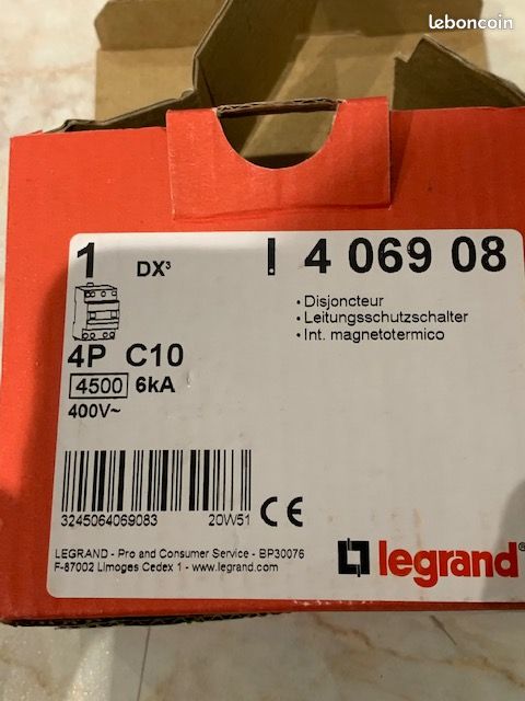 Disjoncteur neuf legrand (image 2)