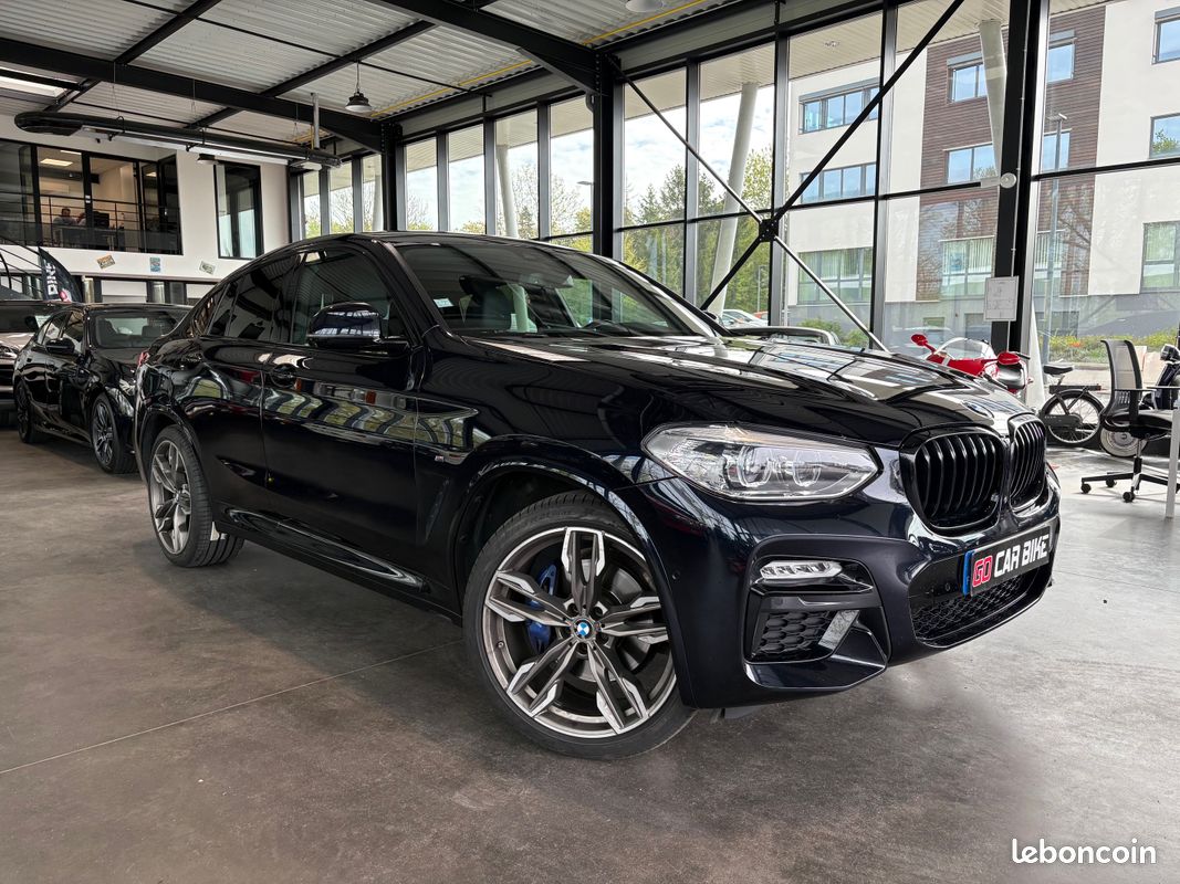 BMW X4 M40i 354CH Carbonschwarz Entretiens complets BMW Attelage Toit Ouvrant Harman Kardon Sièges électriques Caméra 360 21P Garantie 6 ans 559/mois (image 3)