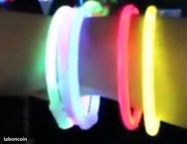 6-60pcs Led Stick Bracelets Clignotant Bracelet Lumineux Bracelet Allumer Bracelet Mariage Anniversaire Glow In Dark Party Supplies | FR