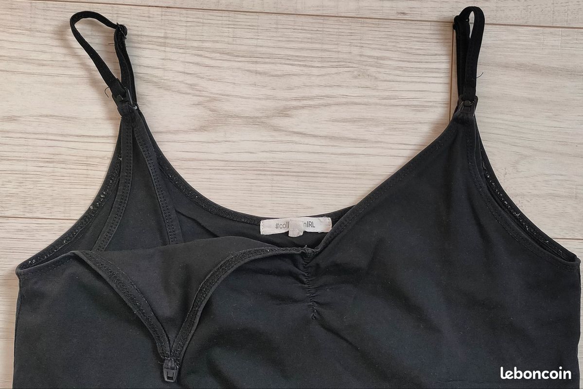 Lot de 2 débardeurs grossesse et allaitement (image 4)