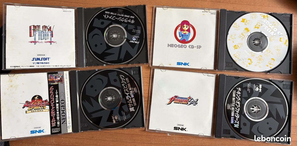 NeoGeo CD complete + 2 manettes + 4 jeux (image 16)