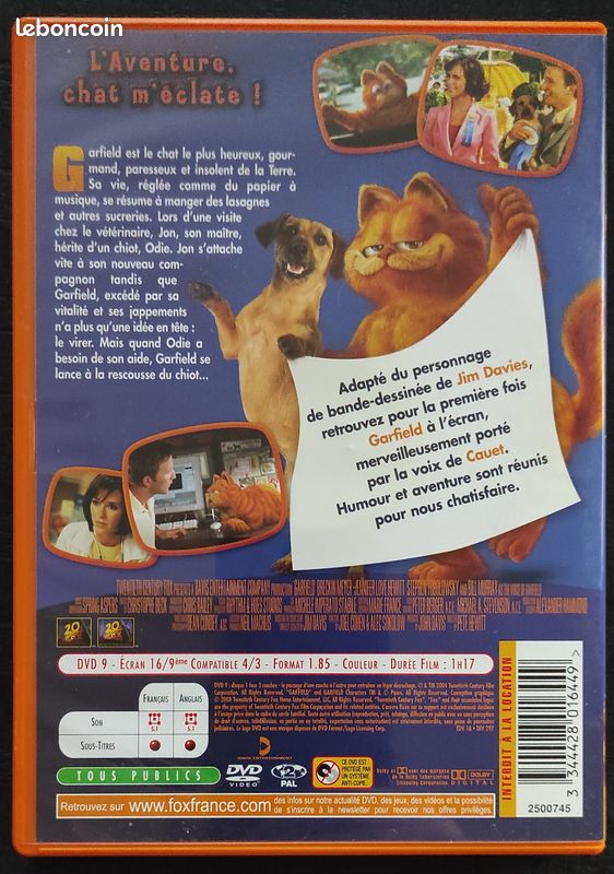 DVD "Garfield" - Le Film (image 2)