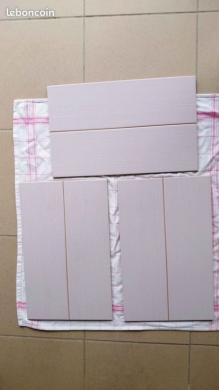 3 faïences murales Tiffany Parme 25x40 cm (image 1)