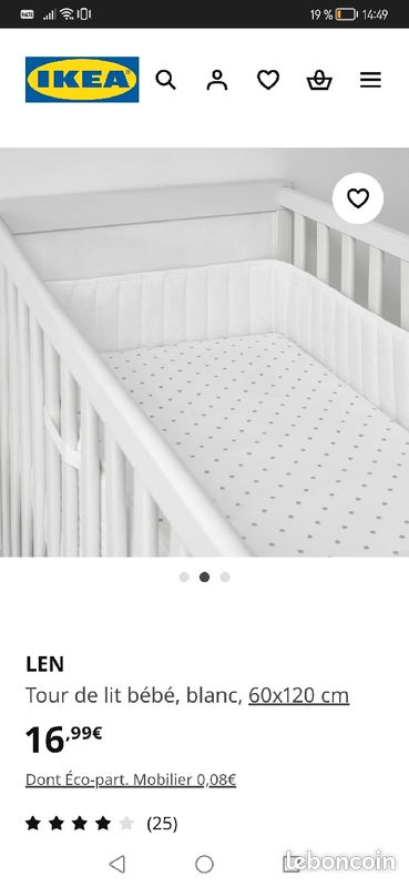 Ikea Len Bumper Pad Ikea Baby Cot Bumper Baby Cot Bumper Pad