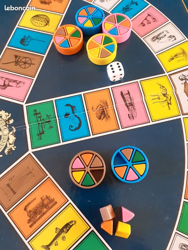 Trivial pursuit plateau seul + camemberts (image 1)