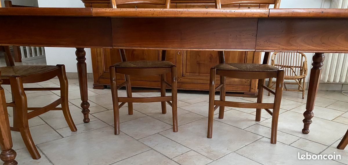 Table ovale merisier de france (image 3)