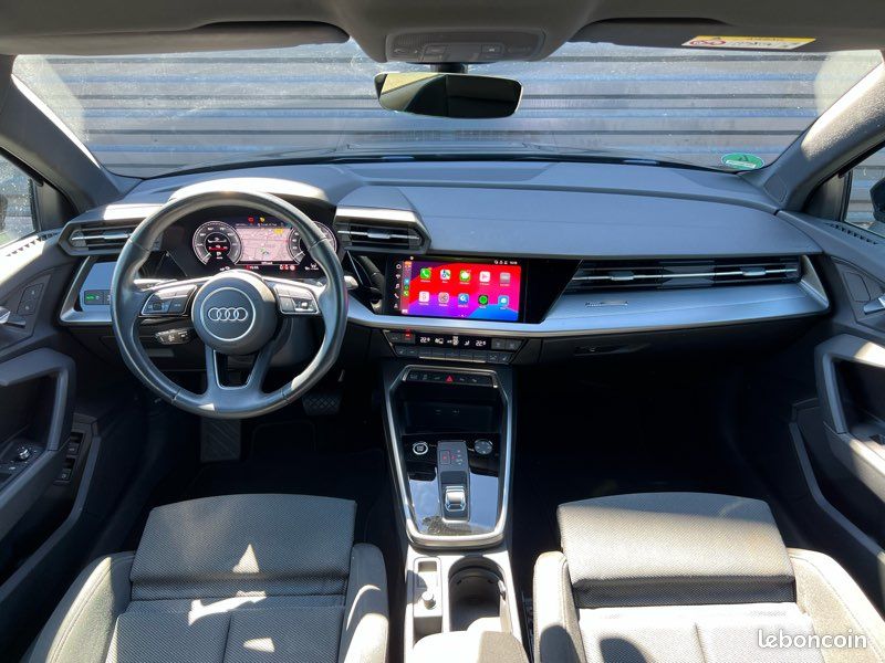 AUDI A3 40 TFSIe 204 S-line Hybrid - Suivi Audi - Matrix Led- Camera - Hayon & Sièges électriques - Lumière d’ambiance - ACC - Keyless - Angles mort - 45 Sline (image 5)