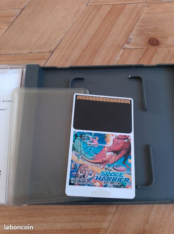 Jeu Nec PC Engine HuCard Space Harrier, Bon état, Version Japonaise