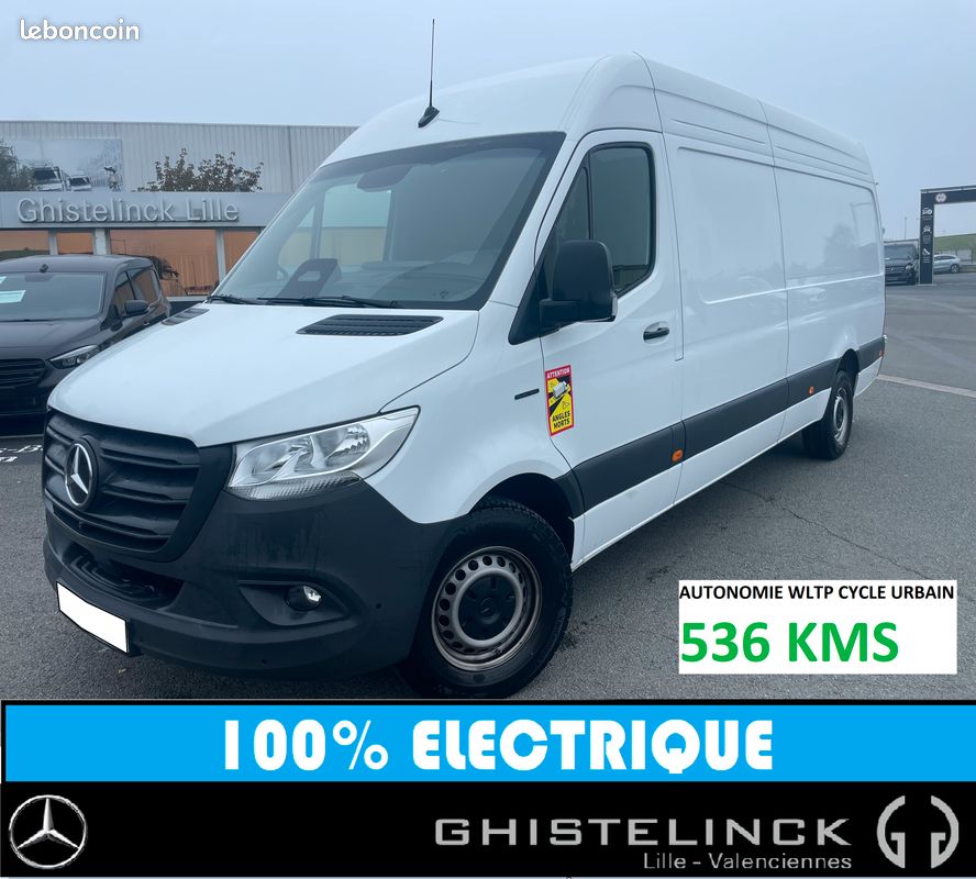 555 Euro(s) HT/Mois MERCEDES ELECTRIQUE E SPRINTER 43S L3H2 55 990 Euro(s) HT (image 1)