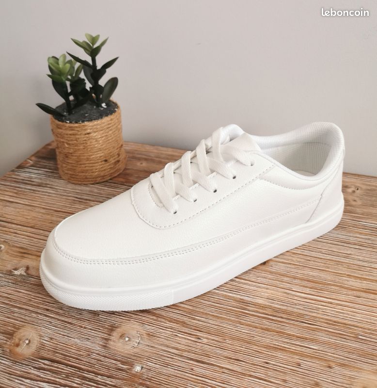 Baskets blanches à lacets Shein Pointure 41 Chaussures