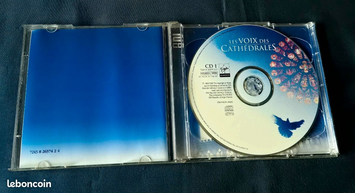 Cd musique 🎶 ( les voix des cathédrale) [ 73 ] (image 2)