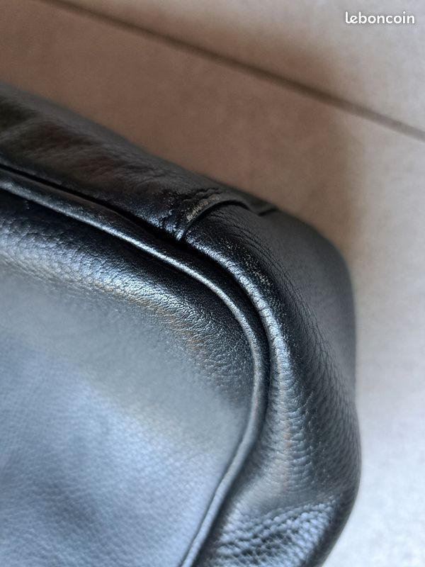 Sacoche Porte Documents Le Tanneur cuir noir (image 8)
