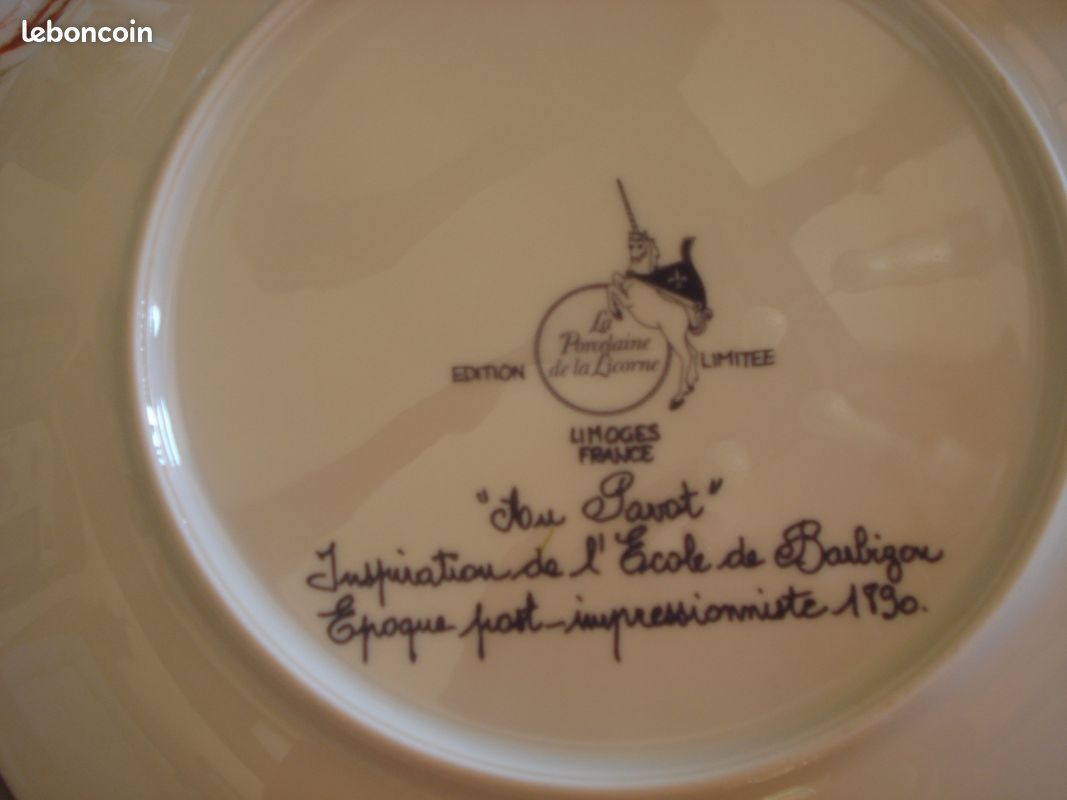 Service de vaisselle en porcelaine de Limoge (image 2)