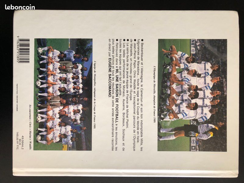 Une saison de football d’Eugene Saccomano 1990 (image 2)
