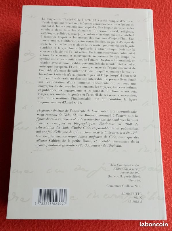 Claude MARTIN - André Gide ou la vocation du bonheur (image 4)