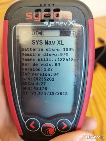 Écran pour Syride SYS'Nav XL instrument de vol écran GPS pièces détachées neuf