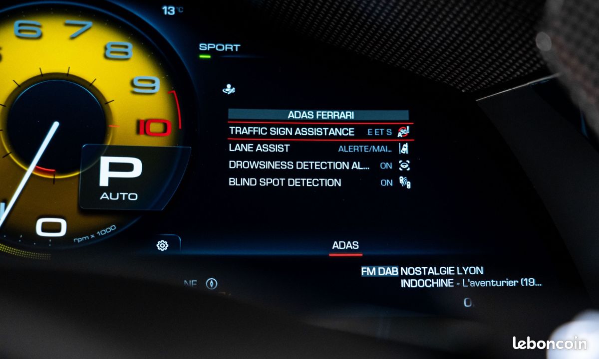 Ferrari 12Cilindri V12 830 - 1°MAIN FRANÇAISE Malus Payé / 759 Kms / Lift / Full Carbone Ext Int/ Display / Cam 360° / TVA LOA / 5822E/Mois (image 33)