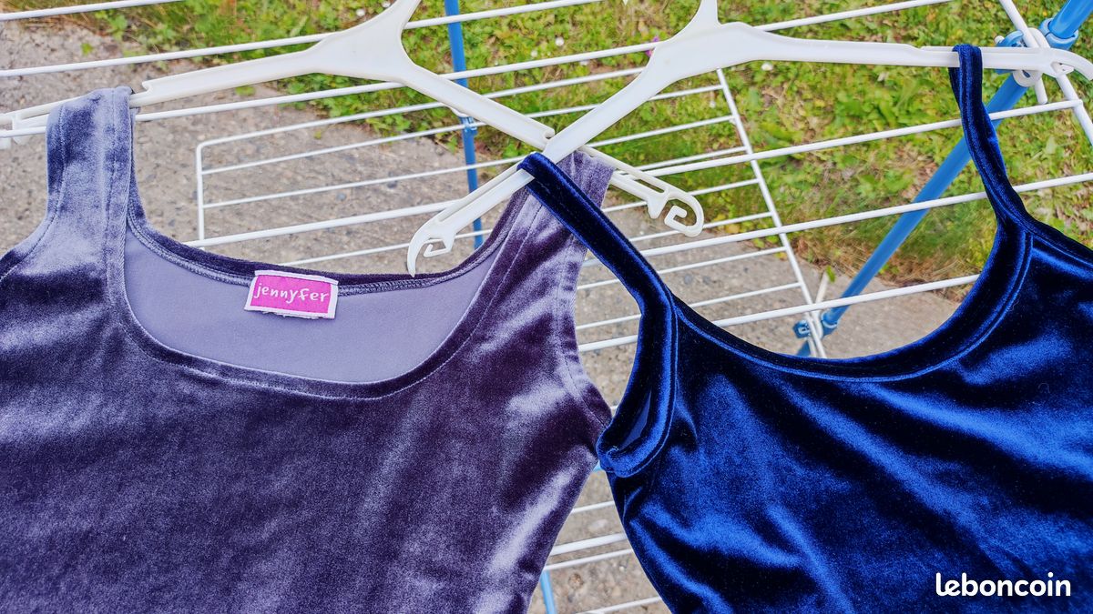 Débardeur Femme « Jennyfer » en velours gris (image 3)