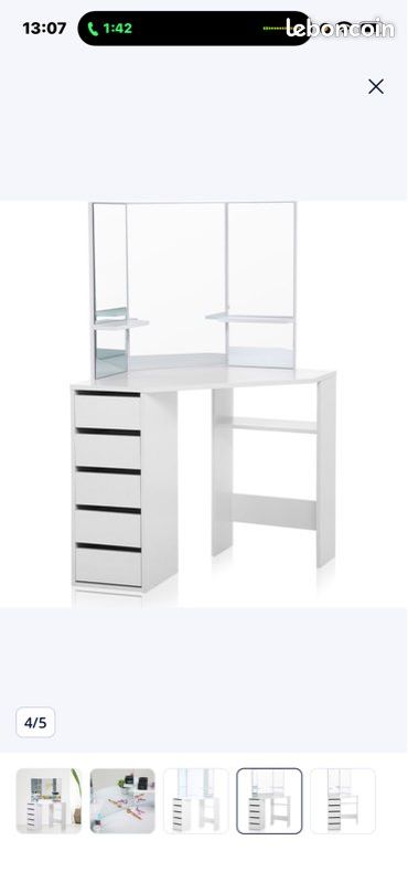 Coiffeuse avec miroir (image 4)