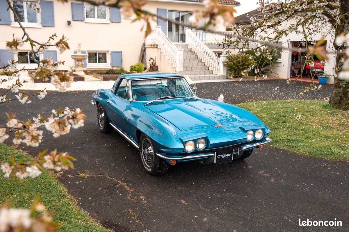 Chevrolet Corvette C2 Cabriolet Stingray 1965 - Hard Top - matching numbers - Garantie (image 1)