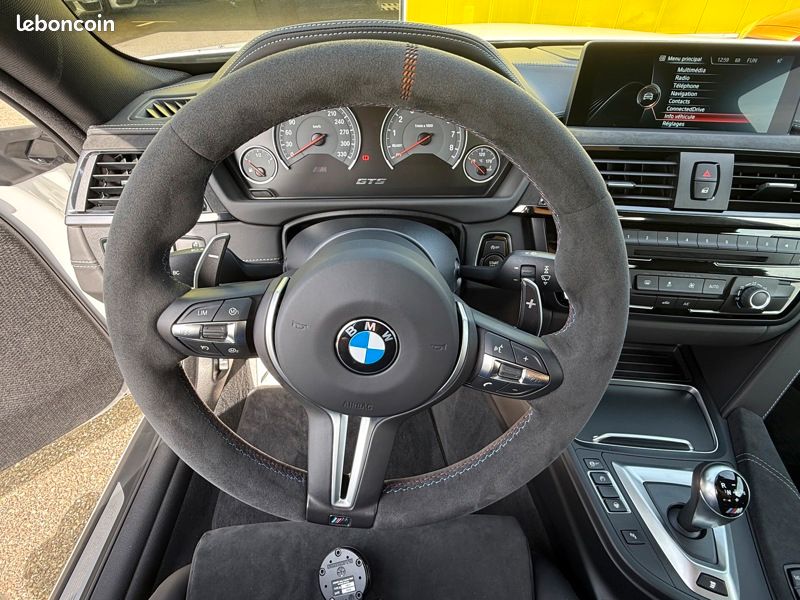 BMW M4 Coupé Série GTS 3.0 500 GPS Radar 1ère main Carbone Régul Clim (image 25)