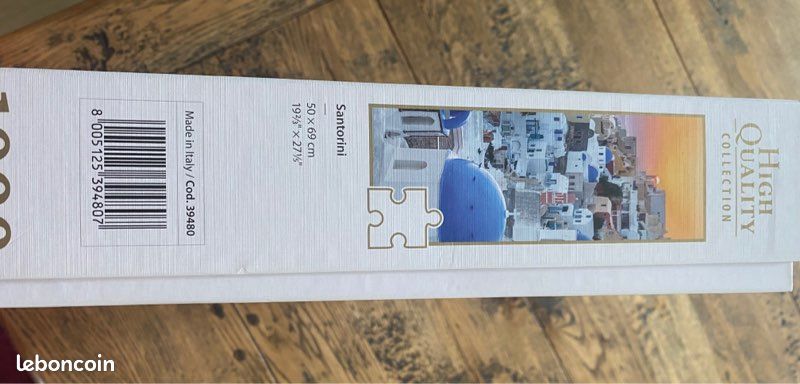 Puzzle 1000 pièces Clementoni Santorin (image 3)