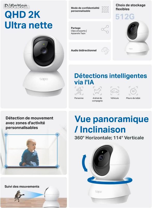 Camera Tapo connectée (image 5)