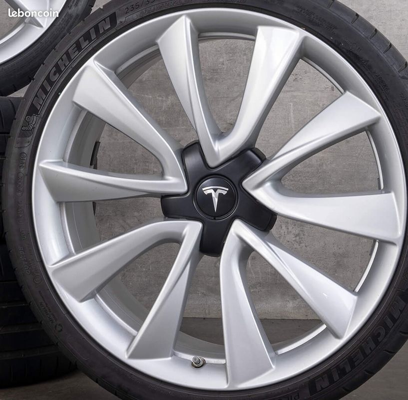 4 jantes neuves 20'' 5x114,3 TESLA Y MODEL 3 VERSION SILVER ARGENT (image 2)