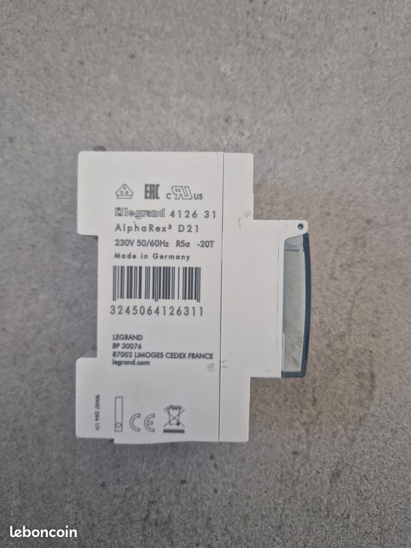 Programmateur Legrand Alpharex D21 (image 2)