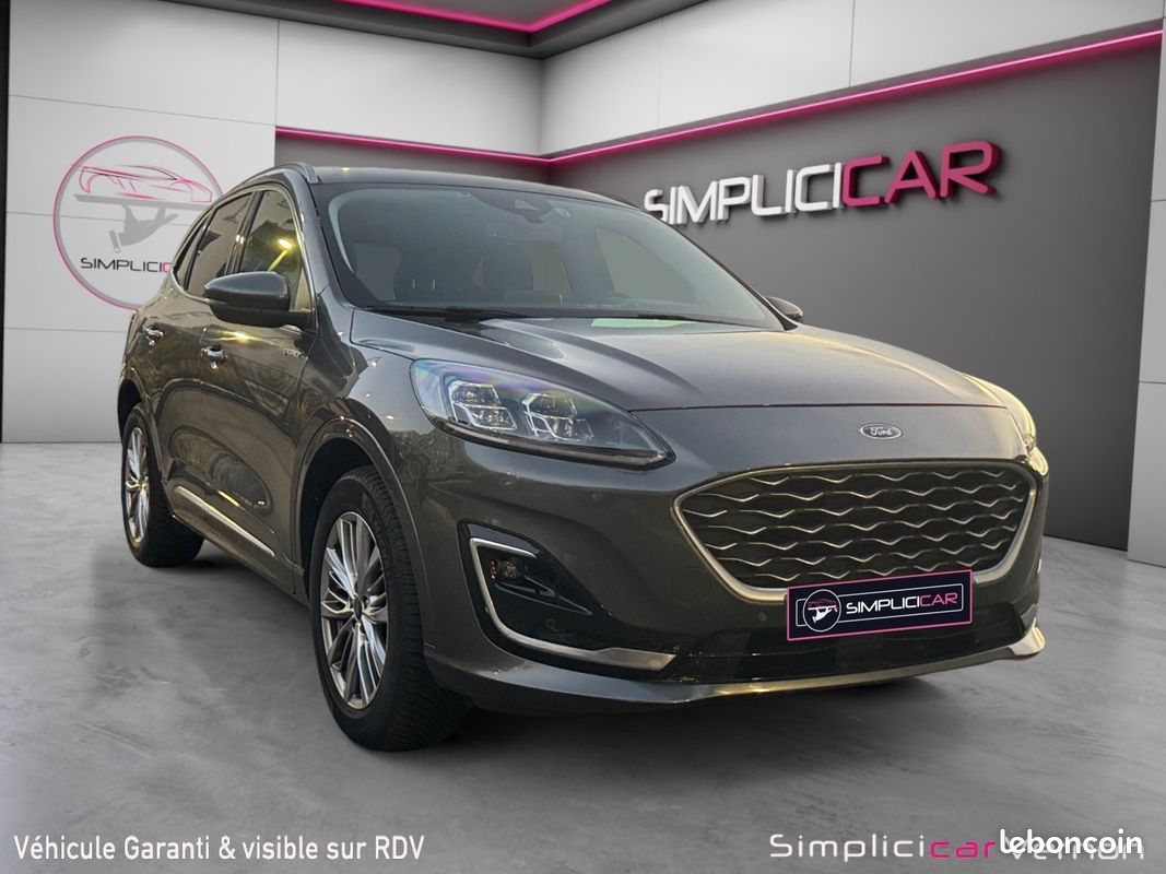 FORD KUGA 2.5 DURATEC 190 FLEXIFUEL FHEV VIGNALE POWERSHIFT Caméra de Recul I-Cockpit Garantie 12 mois (image 1)