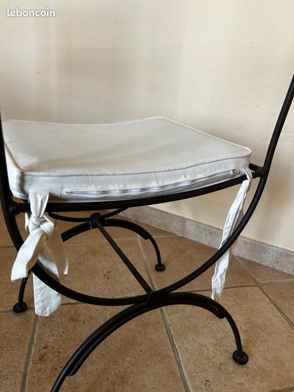 Table salle à manger chêne massif 2M(extensible 2,5M) + 6 chaises (image 11)