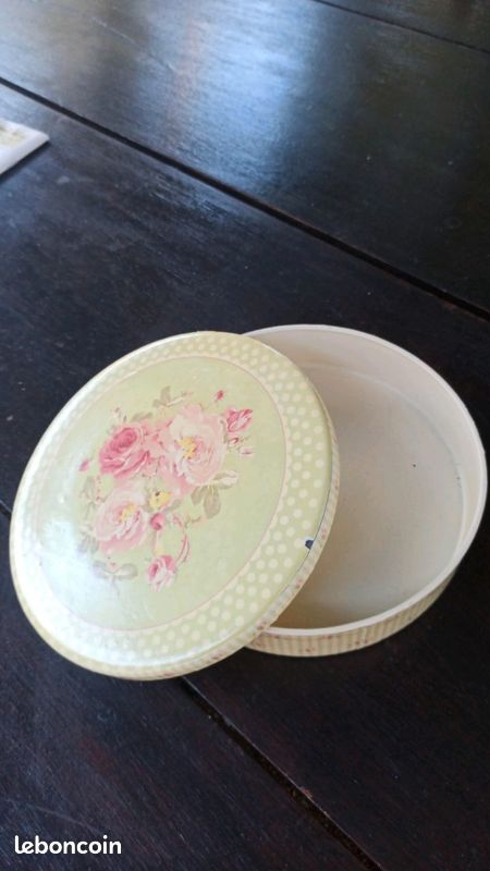 BOITE A BIJOUX ronde, diamètre 9cm (image 2)