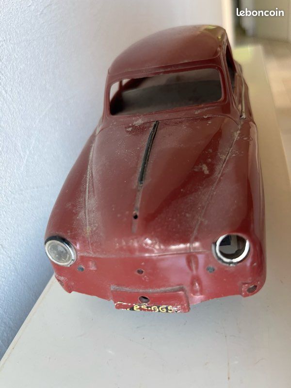 746X Vintage Jouet Gégé France Roues Pneus Axe D' Origine de Simca 9 Aronde 1:18